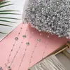 Corrente de Contas Pérola de Imitação ABS Corrente Pérola Floral Corrente para Vestido de Noiva Acessórios de Vestuário DIY Buquê Feito à Mão Acessórios Decorativos para Cabelo Material