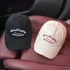 Gorra de Béisbol Estilo Coreano 2026 con Letras en Inglés, Unisex, Circunferencia de Cabeza Grande, Visera Ancha, Gorra de Pico para Primavera y Verano