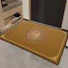 Alfombra de Piso para el Hogar Estilo Chino Nuevo Entrada Puerta de Entrada Recinto Alfombra de Piso de Terciopelo Rijin Entrada Resistente al Desgaste Resistente a la Suciedad Felpudo Fácil de Cuidar