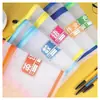 Bolsa de Clasificación de Materias para Estudiantes Bolsa para Exámenes Bolsa de Almacenamiento Malla Transparente con Cremallera Tamaño A4 Bolsa para Tutoría Capa Única/Doble Bolsa para Documentos