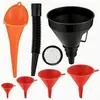 Fabricante de Juegos de Embudo de Piezas Múltiples, Varios Modelos de Embudo Multiusos para Repostaje, Embudo para Aceite, Embudo de Pico Largo