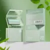 Papel absorvente de óleo controle de oleosidade facial verão refrescante portátil fragrância de chá verde carvão de bambu estojo com espelho facial papel toalha para rosto oleoso