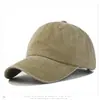 Gorra de Béisbol Vintage Lavada Lisa para Hombre, Gorra Casual Retro de Color Sólido para Mujer, Venta al por Mayor
