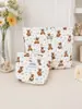 Lindo Bolso Cosmético Acolchado de Oso de Dibujos Animados, Bolso de Mano para Niña de Aspecto Elegante, Dulce Bolsa de Almacenamiento Forro de Gran Capacidad