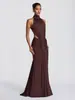 Vestido Nuevo de Primavera Transfronterizo Europeo y Americano 2026, Vestido de Tirantes Plisado Delgado de Moda y Elegante Espalda Descubierta