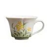 Taza de té de cerámica pintada a mano, juego de té Kung Fu, taza individual, taza de maestro, taza de té para el hogar, taza de té pequeña con color bajo vidriado