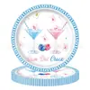 Nuevos Suministros de Decoración para Fiesta de Cumpleaños con Temática de Mahjong Azul de Amazon - Platos de Papel, Servilletas de Papel y Juego de Vajilla
