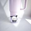 Venta Caliente Cubierta de Taza de Silicona de Dibujos Animados Goma Suave Conejo Lindo Anti-quemaduras Aislante Accesorios para Tazas Stanley Portavasos Fabricante Venta al por Mayor