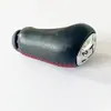 Adequado para manopla de câmbio de carro Renault, manopla de câmbio manual, acessórios modificados, manopla de câmbio de couro com costura vermelha