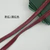 Ribete de cuero PU incrustado correa de encuadernación de colores blanco y negro ropa sofá textiles para el hogar decoración tira de cuero correa de ribete con núcleo de relleno cuerda de cuero