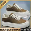 Tênis Masculino da Moda 2026 Verão Nova Marca de Moda High-End Estiloso Casual Tênis com Sola Grossa Sapatos Planos Respiráveis