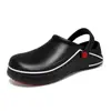 Zapatos profesionales de chef de cocina, impermeables, resistentes al aceite y con suela antideslizante, adecuados para uso en hoteles y comedores.. Disponible en blanco y negro, para hombre