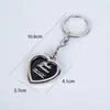 Porta-Retrato Criativo Transfronteiriço Chaveiro de Casal Pequeno Presente Comemorativo Pingente de Porta-Retrato de Metal com Logotipo Personalizável