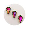 Cristal Garra Diamante Garra Ouro Gota de Água Pontiaguda Diamante Costurado à Mão diy Joias Acessórios de Vestuário Material Vestido de Noiva Vestido de Noite