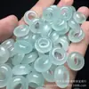 Azul Celeste Cor Congelada 14x5mm Anéis em Formato de Rosca Atacado Jade Acessórios para Joias DIY Brincos Contas de Ábaco Peças
