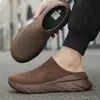 Nuevos calcetines unisex talla grande 46 con forro polar, tejido fly-knit, pantuflas de media caña para parejas, de moda, versátiles, cómodas, transpirables, pantuflas de punta cerrada