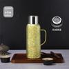 Olla Hereditaria de Titanio Mango de Titanio Puro Pantalla Mecánica de Temperatura Tapa Interior Tetera de Agua para Té de Oficina de Titanio Puro Tetera de Agua para el Hogar de Titanio Puro