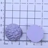 Macaron Helado Semicírculo Juguete de Comida Accesorios de Resina Pegamento de Crema Zapatos con Agujeros para DIY Funda de Teléfono Móvil Llavero Accesorios para el Cabello