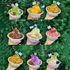 Tigelas Descartáveis Atacado por Caixa, Tigelas de Iogurte Cold Brew, Tigelas de Papel para Barracas, Tigelas de Raspa de Gelo, Tigelas de Gelo Fofo, Tigelas Espessas para Sobremesas