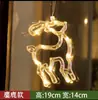 Fio de Luzes de Natal LED Ventosa para Janela Luzes Decorativas de Natal para Interior Layout de Cena de Atmosfera Lanternas Tiras de Luz para Venda por Atacado