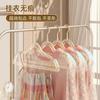 Gancho acrílico para mujer sin costuras para el hogar transparente de plástico tienda de ropa lindo cristal polvo dorado tendedero al por mayor