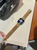Pulseira de Couro com Pregos de Aço Saturno Adequada para Apple Watch iWatch 12ª Geração 11/10