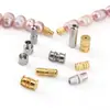 Acessórios para Joias DIY Fivela para Colar Fivela de Rosca Pulseira de Contas Caseira Fivela de Conexão Fivela de Amendoim Conector Fivela de Pérola
