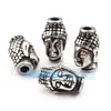 Acero de titanio acero inoxidable Joyería popular europea y americana Accesorios calavera ósea enmascarada/cabeza de león Accesorios de cuerda de cuero