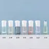 Frasco roller ball de 3ml com anis estrelado colorido, esfera de aço para massagem, esfera para caminhar, frasco de vidro para óleo essencial, frasco transparente pequeno para amostra de perfume sub-engarrafado