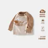 Novo Suéter de Tricô Infantil para Meninos e Meninas da Primavera de 2026, Pulôver Jacquard de Elefante Estilo Outono Top de Lã