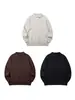 Ropa de Hombre Jiezhan Estilo Old Money Suéter Cuello Polo 26 Otoño/Invierno Nuevo Vintage Color Sólido Cálido Tejido Superior