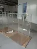Tanque de água acrílico caixa de exibição transparente tanque de água para tiro caixa de teste de tanque de água placa de vidro dobrando à prova de poeira