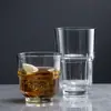 Copo de Água Simples Criativo Lynk Copo de Vidro Transparente Copo de Chá Fresco Doméstico Copo para Bebidas na Sala de Estar Copo de Leite Resistente ao Calor