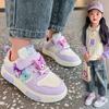 Zapatillas para Niña Primavera y Otoño Nuevo Estilo Coreano Suela Suave Estilo Princesa Zapatos Deportivos Ligeros Antideslizantes Zapatillas de Correr para Estudiantes de Primaria Estilo Moderno