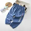 Calça Infantil JQ Jingqi Outono Nova Calça Jogger Casual Repelente de Mosquitos Unissex Bebê Algodão Roupa Infantil Calça Longa