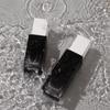Botella cuadrada negra de vidrio para el cuidado de la piel, para viaje, nueva, ideal para embotellado, prensado, emulsión, esencia, mascarilla de 30 g.