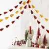 Guirnalda Creativa de 10 Árboles de Navidad de Papel 3D Cadena de Adornos Navideños Decoraciones Colgantes para Fiestas Suministros para Decoración de Pared y Techo
