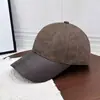 Gorra de béisbol nueva de otoño e invierno para mujer, mezcla de Lyocell con visera de cuero, sensación de alta gama, gorra de alta calidad para hombre con un estilo 'old money'