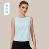 Blusa de yoga sin mangas con cuello halter, transpirable y de secado rápido, para mujer, 2024.