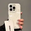 Capa de Maçã Estilo Coreano Cor de Gelatina Tinta Salpicada Adequada para Capa de Celular Apple 17 Pro Max 15 iPhone 14 Capa Protetora 13 para Mulheres