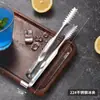Suministro directo de fábrica suministros de bar clip para hielo de acero inoxidable engrosado clip para azúcar para pan de barbacoa clip para hielo alargado