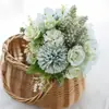 Ins ramo de boda de rosas artificiales accesorios para fotografía de bodas flor artificial hecha a mano decoración del hogar flor de seda artificial