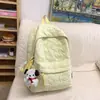 Mochila de diseño único con estrella de cinco puntas bordada, mochila ligera para estudiantes de viaje para niñas de secundaria