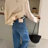 ¡Elasticidad en cuatro direcciones! Pantalones Rectos Adelgazantes de Cintura Alta para Primavera con Bolsillos Traseros Bordados, Pantalones de Pierna Ancha Estrecha, Nuevo Estilo Versátil 2026