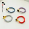 Accesorios para Colgante de Llavero de Anillo Semi-Terminado DIY Llavero Tejido a Mano con Nudo de Diamante Colgante para Llavero de Coche Bolsas Colgantes Accesorios Pequeños Colgantes