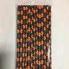 Pajita de Papel Desechable Degradable Serie de Halloween Calavera Colorida Fiesta Postre Pastelería Decorativa Bebida
