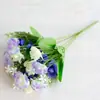 Atacado do Fabricante Flores Artificiais 15 Grama Selvagem Botões de Rosa Flores Artificiais de Seda Decoração de Exibição para Sala de Estar Plantas Aquáticas Europeias