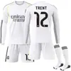 2526 Uniforme de Fútbol de Local de Manga Larga del Real Madrid No. 9 Mbappe 7C Ronaldo Jersey 5 Bellingham Traje de Otoño e Invierno