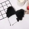 Diadema de Gato Lindo de Peluche con Orejas de Gato Diadema de Cabeza de Zorro Tocado Pinza para el Cabello con Orejas de Bestia Pinza para el Cabello de Gato Accesorios para el Cabello de Moda