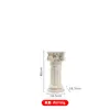 Base de Suporte de Flores Coluna Romana Estilo Europeu para Exterior, Ornamento de Decoração de Paisagismo de Pátio, Suporte para Arranjo de Mesa de Sobremesa de Casamento